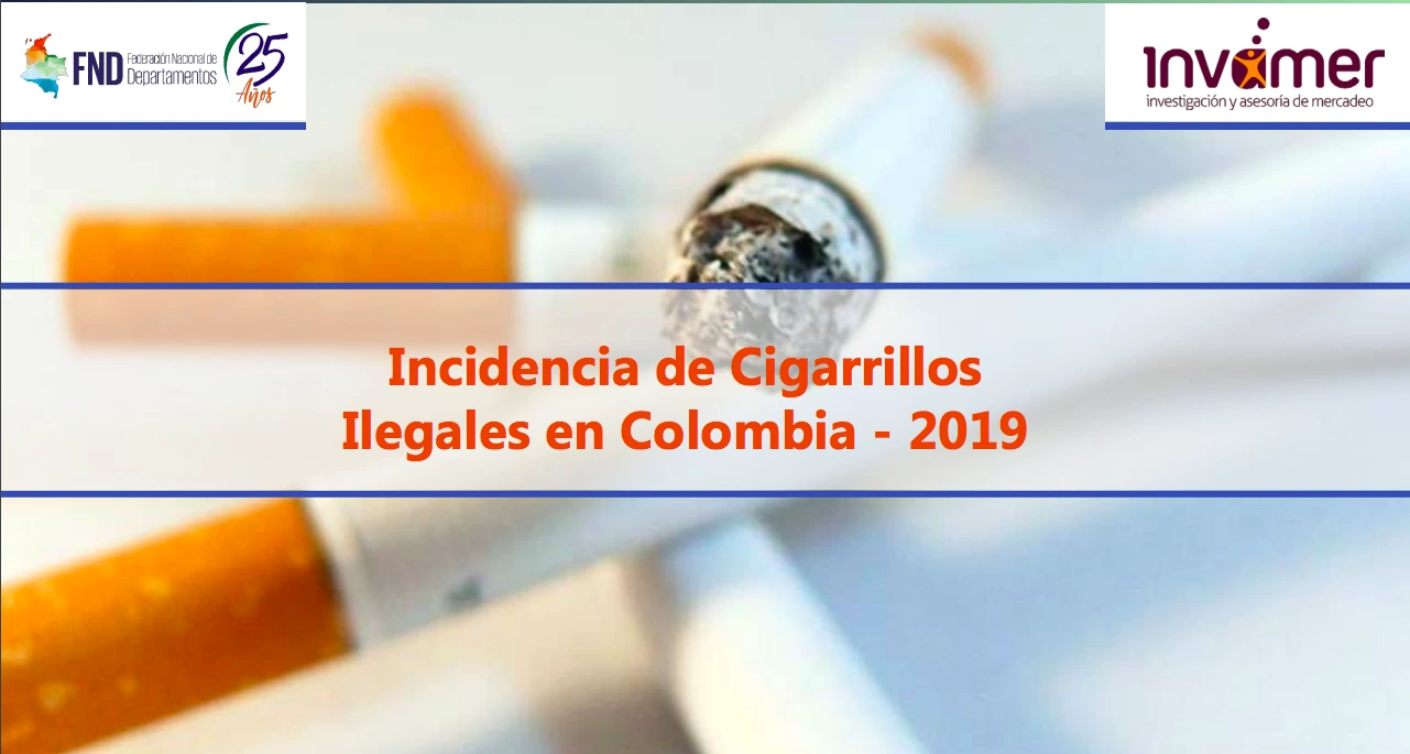 Incidencia de Cigarrillos Ilegales en Colombia (2019) image